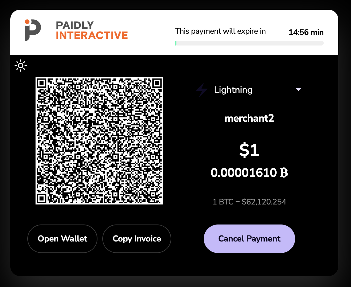 Deposit Widget